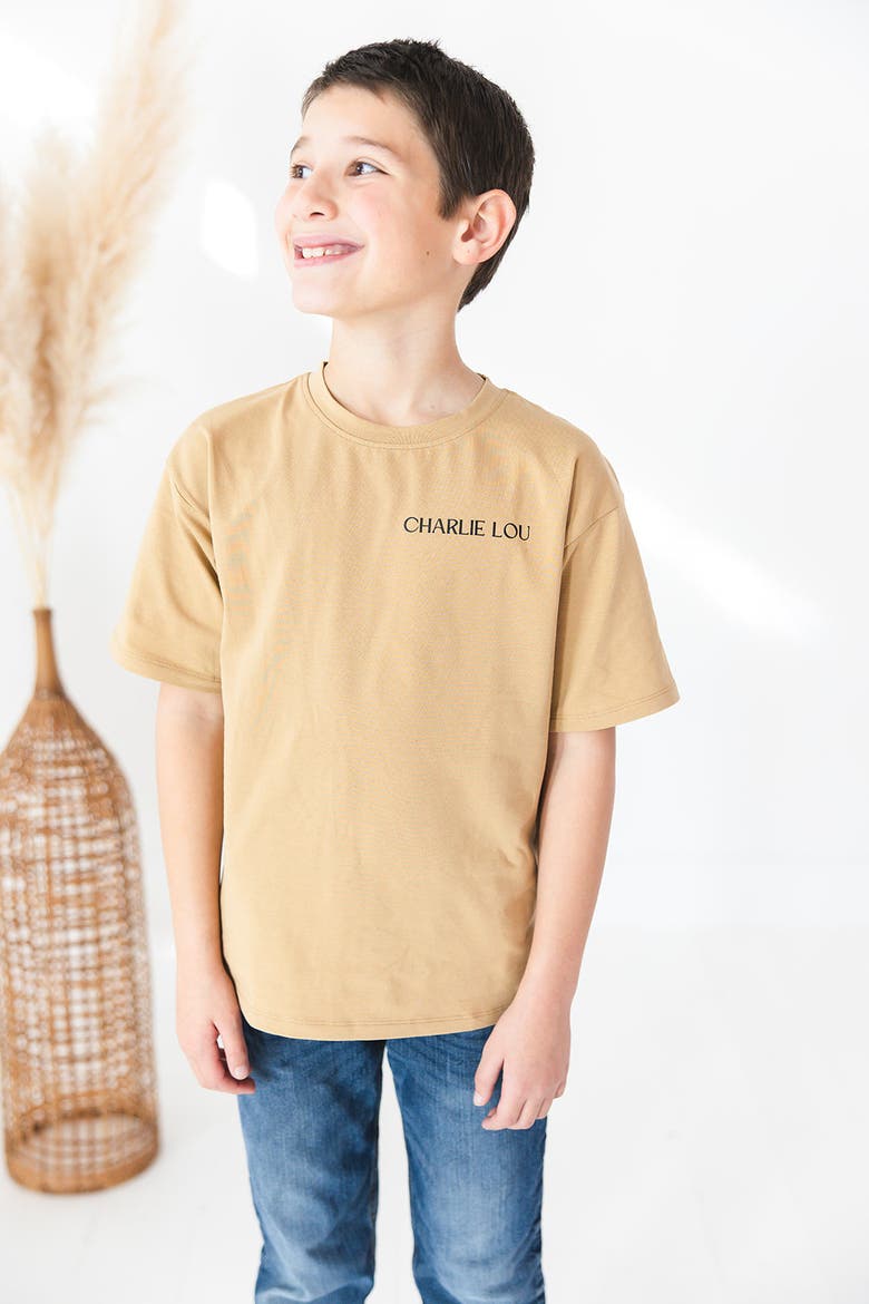 Baby Boy's Beachfront Boneyard Skater T-Shirt, Alternate, color, Beige