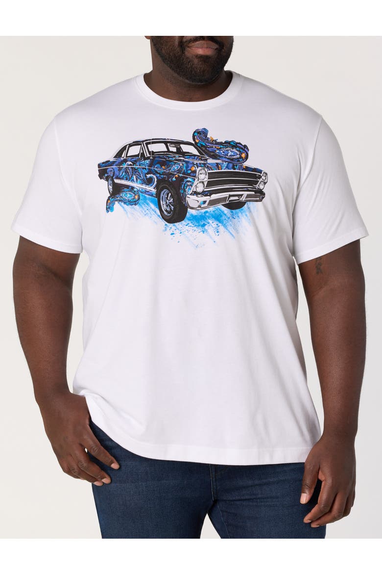 Big & Tall Cruiser Graphic Tee, Main, color, WHITE