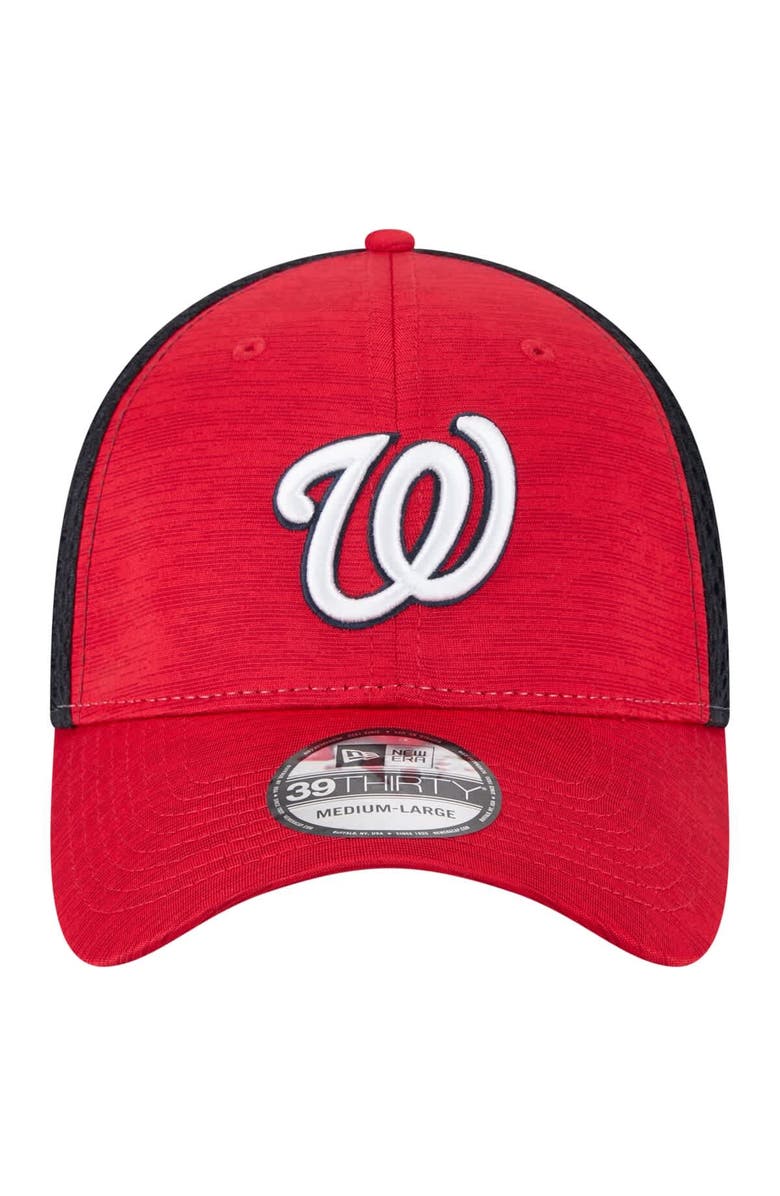 New Era Men's New Era Red/Black Washington Nationals Neo 39THIRTY Flex Hat, Alternate, color, Red