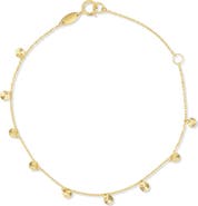 Bony Levy 14K Gold Disc Station Bracelet