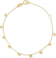 Bony Levy 14K Gold Disc Station Bracelet