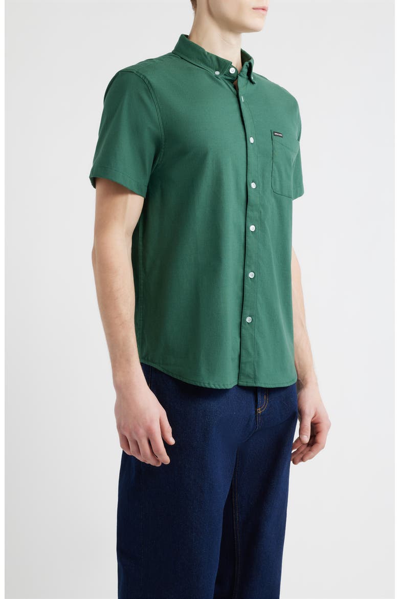 Sanford Short Sleeve Oxford Button-Down Shirt, Alternate, color, PRIMAL GREEN