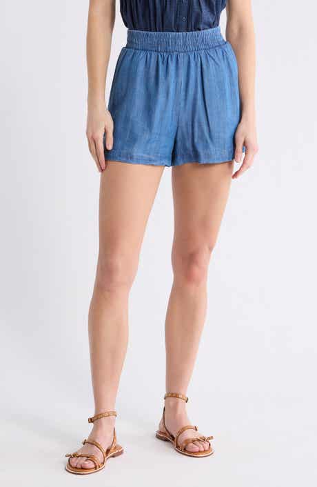 Blu Pepper Elastic Waist Shorts