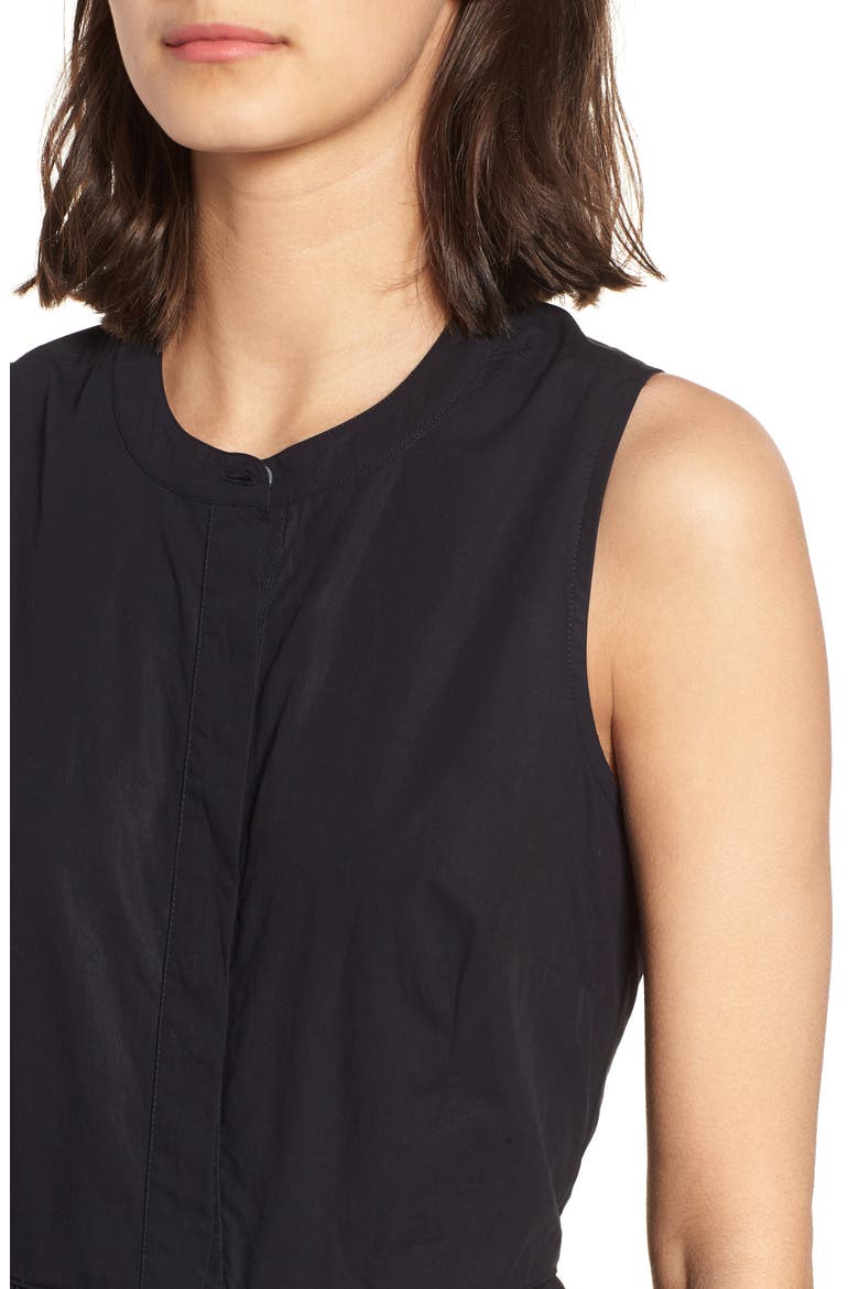 Atrium Midi Dress, Alternate, color, BLACK