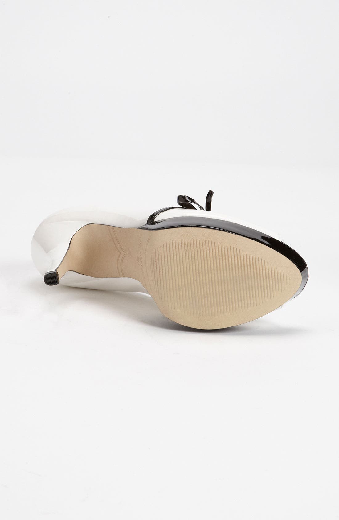 'Savoye' Pump, Alternate, color, WHITE/ BLACK