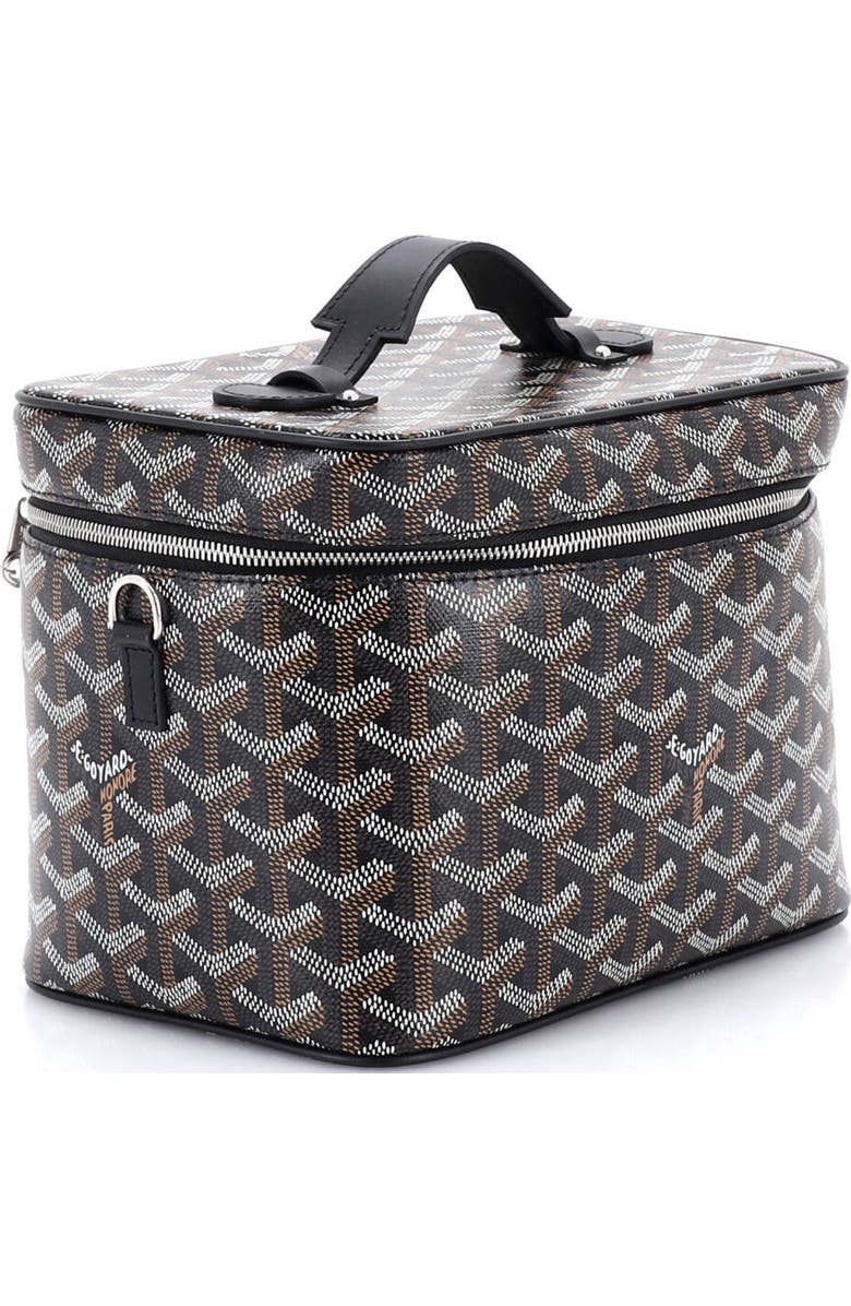 Pre-Owned Goyard Muse Vanity Case Coated Canvas, Alternate, color, Black