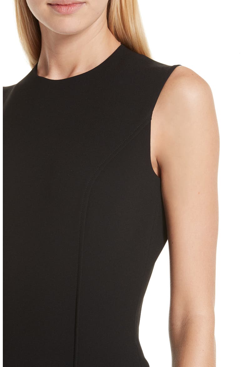 Back Zip Body-Con Dress, Alternate, color, BLACK