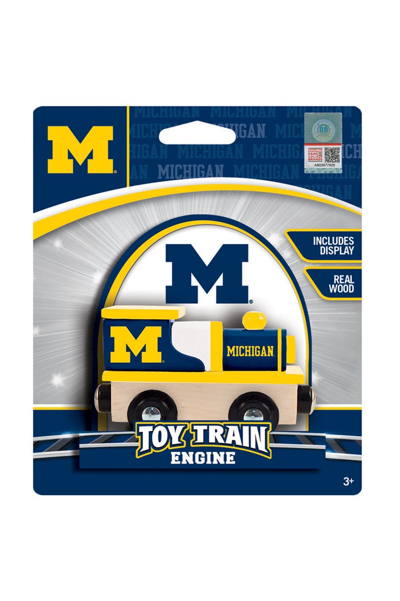Michigan Wolverines Toy Train Engine, Alternate, color, Multicolor