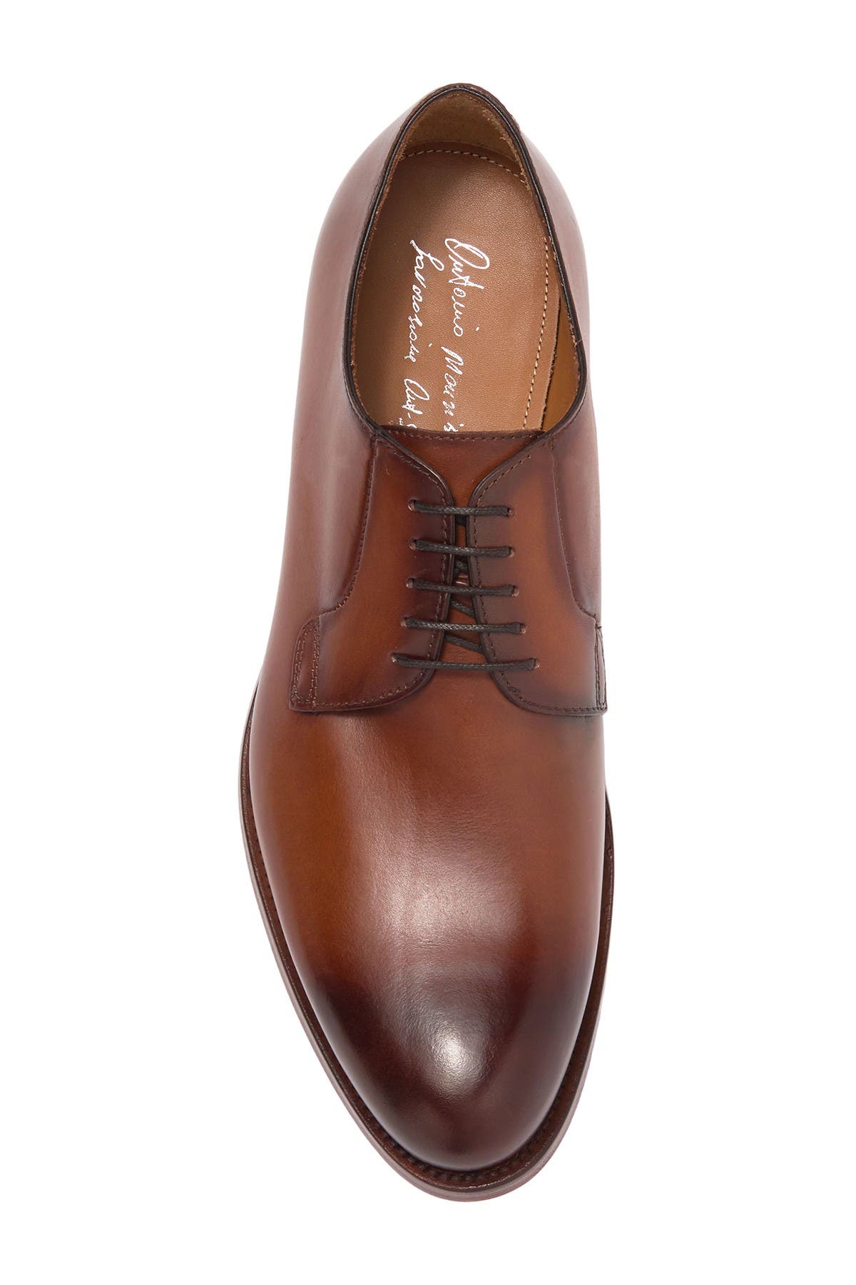 ANTONIO MAURIZI Burnished Leather Derby, Main, color, 
