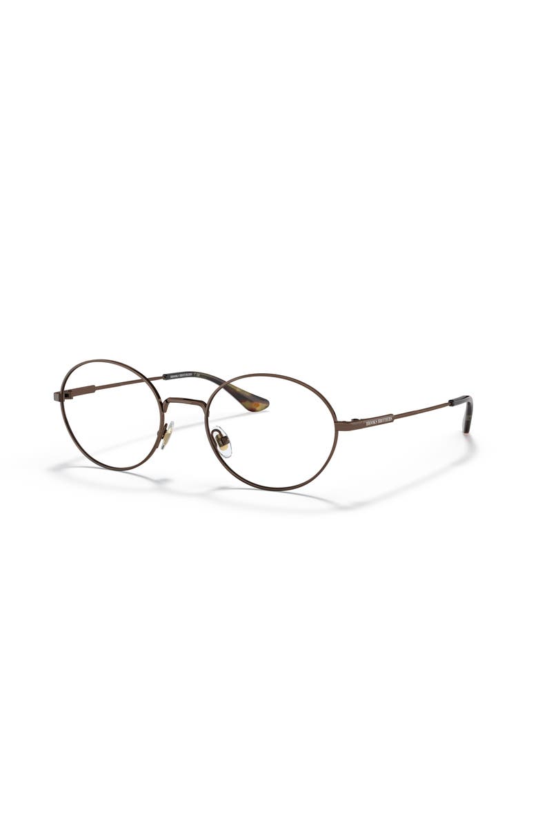 Brooks Brothers 52mm Oval optical glasses, Main, color, Copper