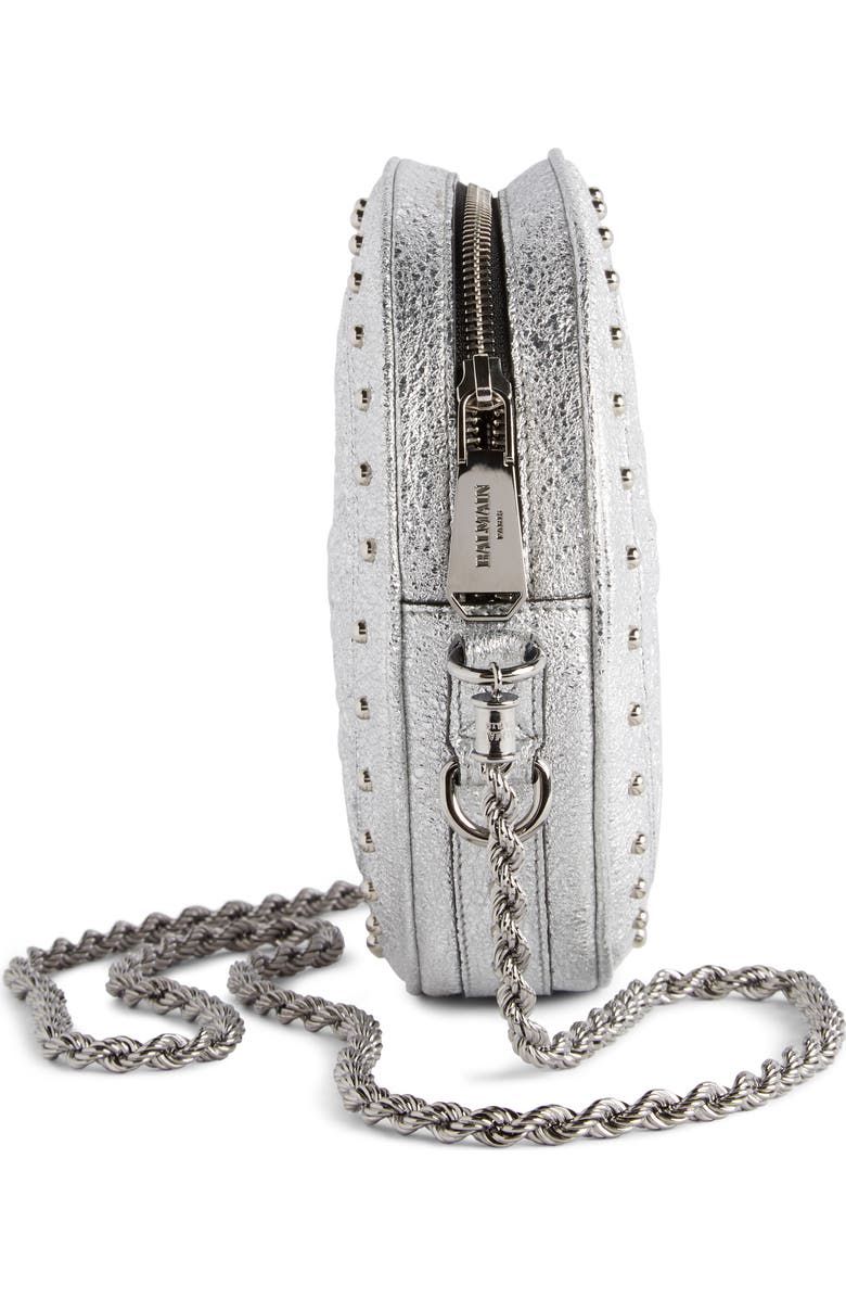 Balmain Renaissance Leather Crossbody Bag, Alternate, color,