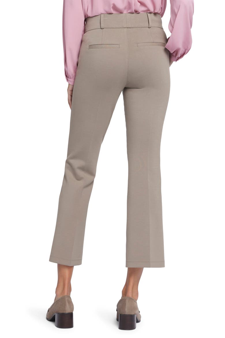 Pull-On Ankle Flare Pants, Alternate, color, SADDLEWOOD