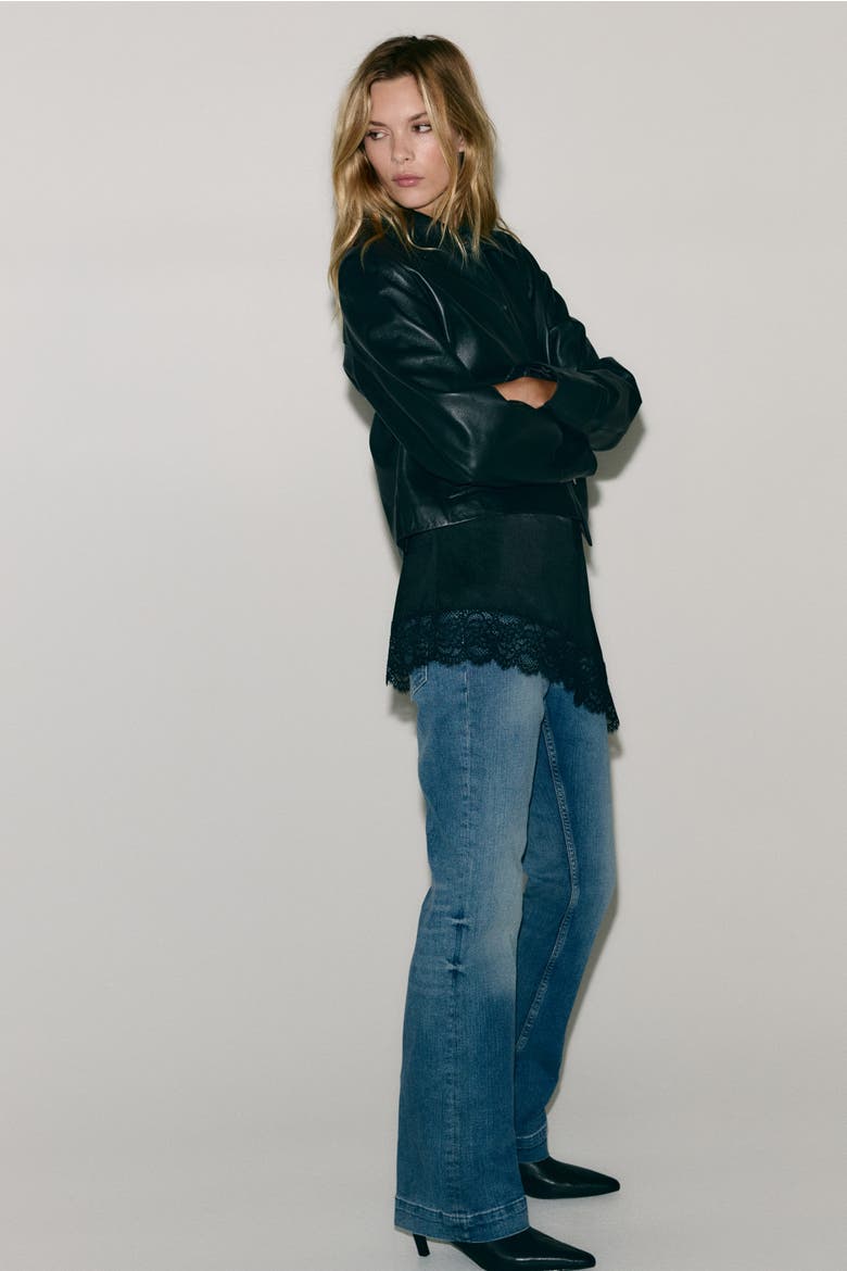 Bootcut Regular Jeans, Alternate, color, Dusty denim blue