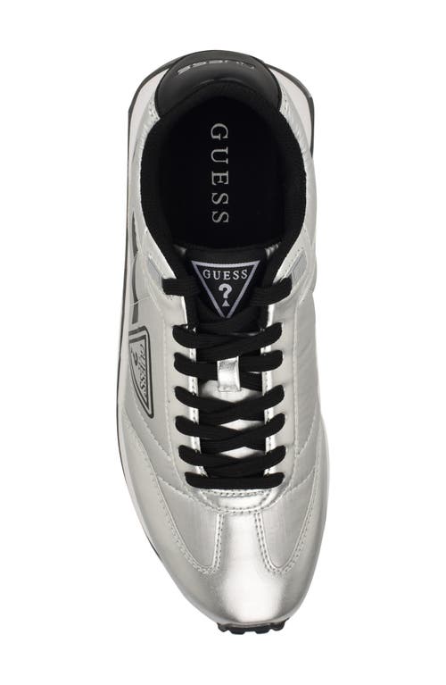 Guess Dorion Sneaker In Silver