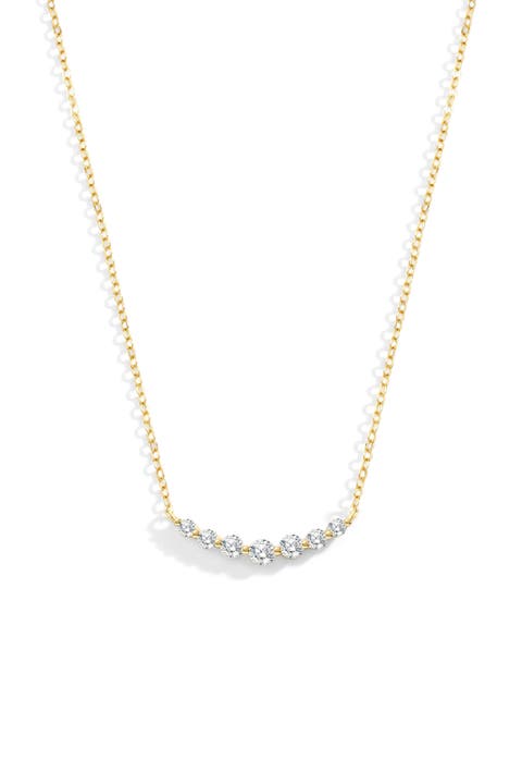 Classic Arc Diamond Necklace