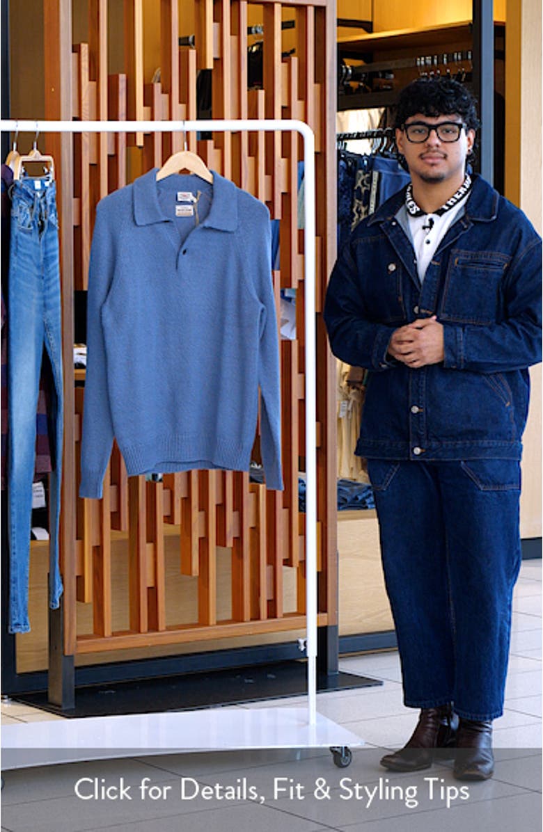 Heirloom Organic Cotton Polo Sweater, sales video thumbnail