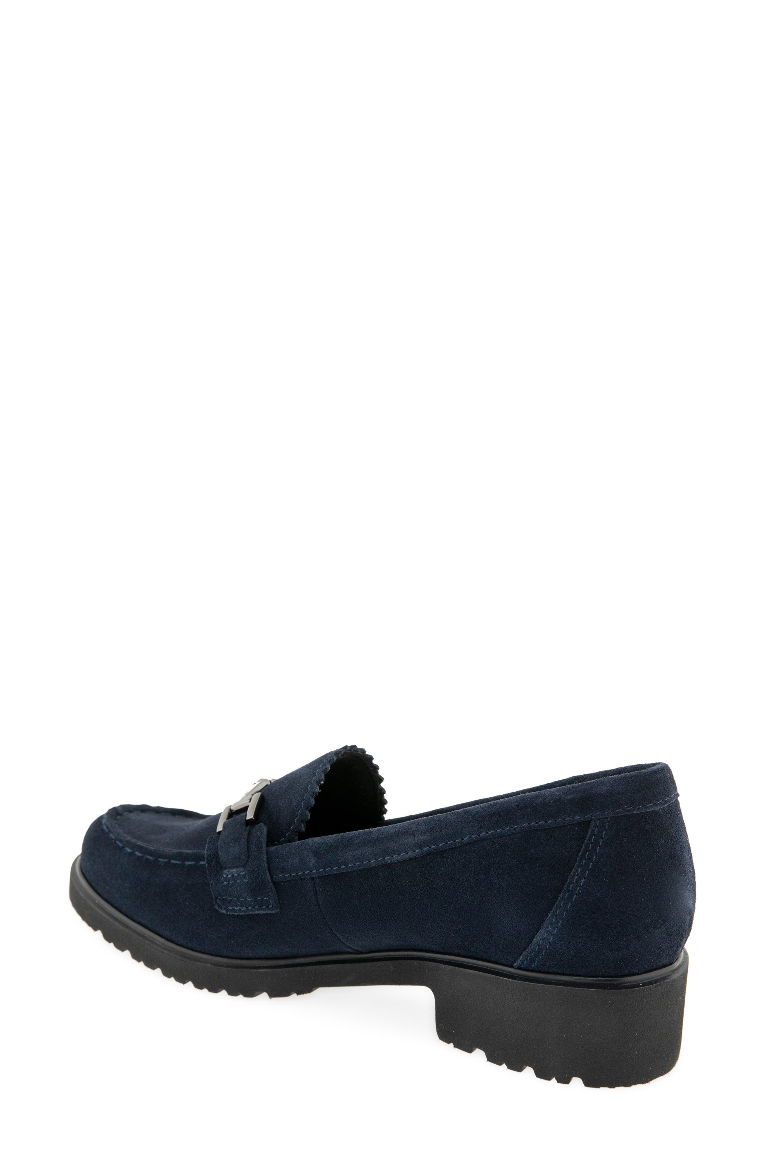 Colleen Bit Loafer, Alternate, color, NAVY SUEDE