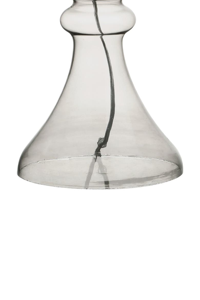 Madeline 35" Curved Glass LED Table Lamp, Alternate, color, Smoke Gray