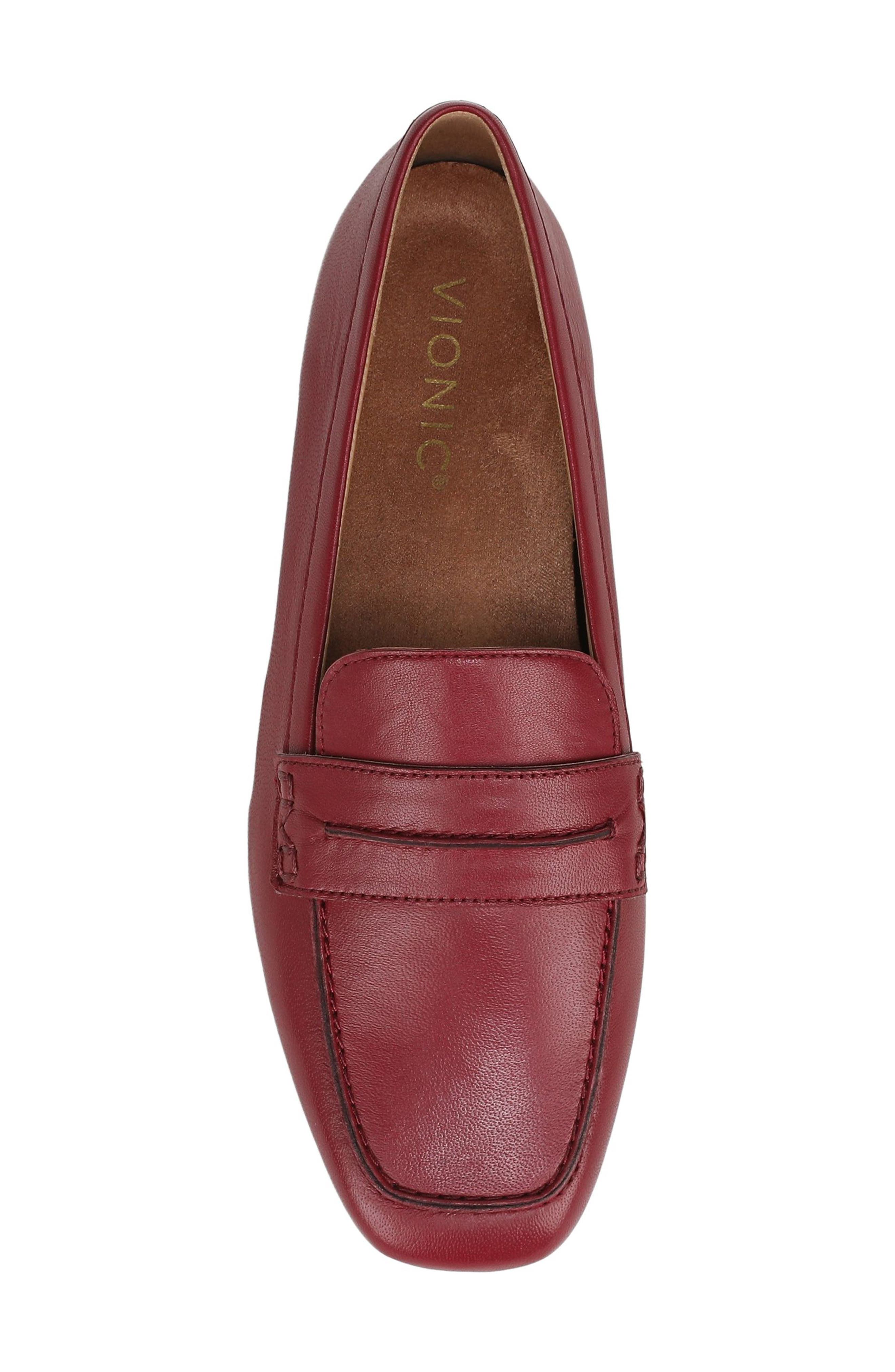 Henley Penny Loafer, Alternate, color, TIBETAN RED LEATHER