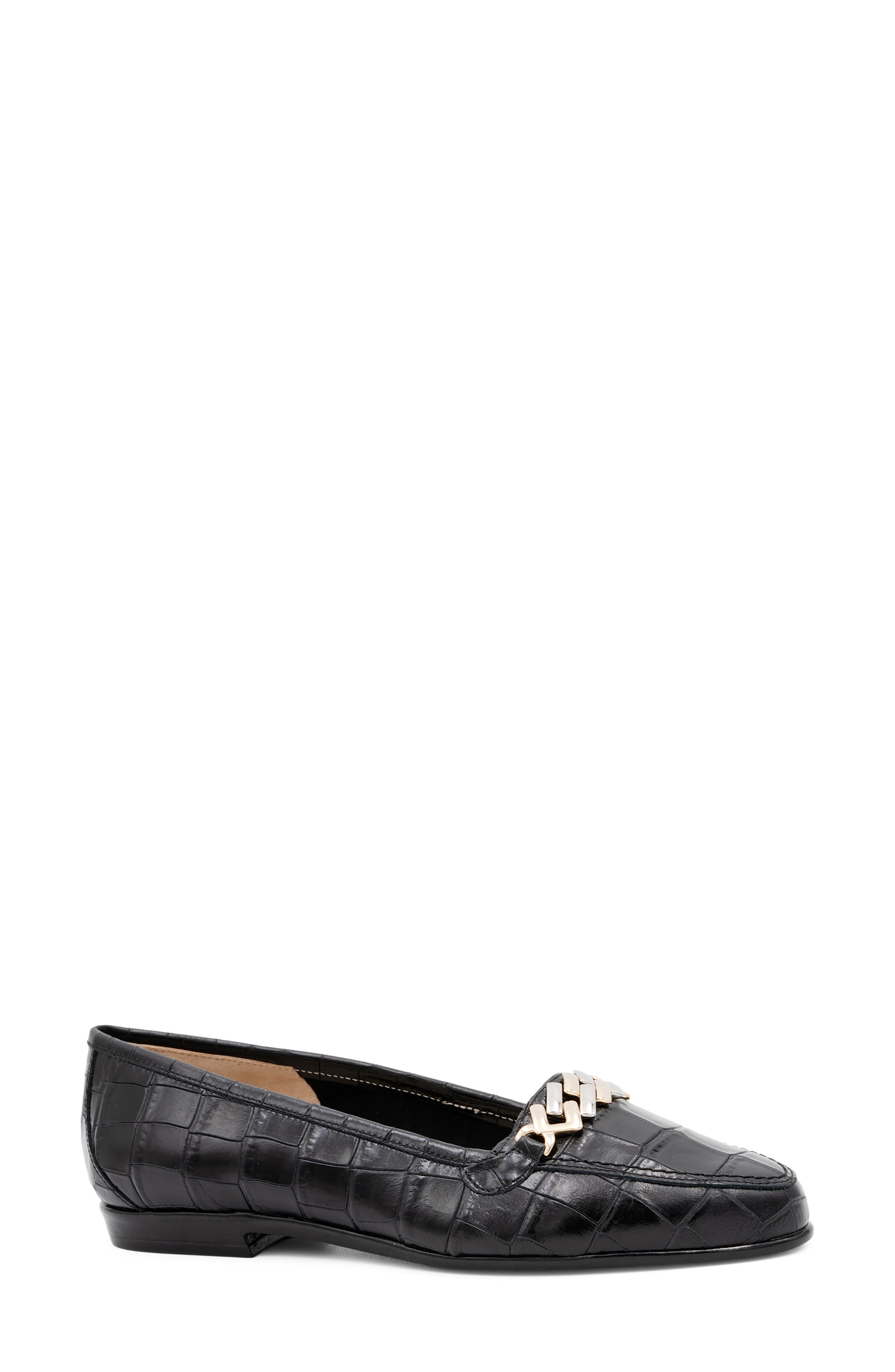 Amalfi by Rangoni Oste Loafer, Main, color, Nero Cocco Bengala