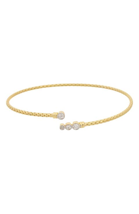 Diamond Mesh Cuff Bangle