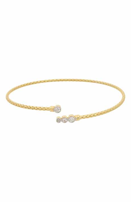 Diamond Mesh Cuff Bangle
