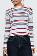 Princess Polly Briette Stripe Crewneck Sweater