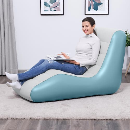 Bestway Leisure Luxe Inflatable Chaise Lounger In Multi