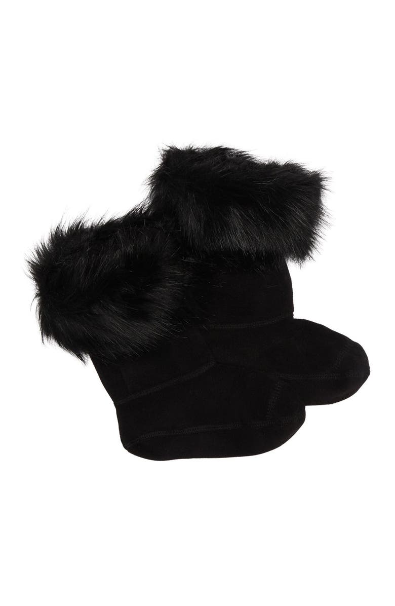 Hunter Faux Fur Cuff Boot Socks, Main, color, 