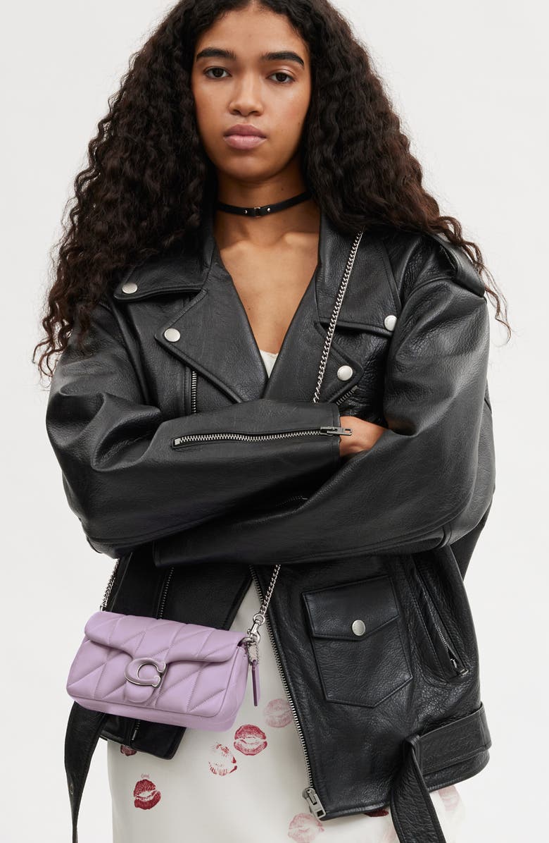 COACH Quilted Leather Mini Crossbody Bag, Alternate, color,