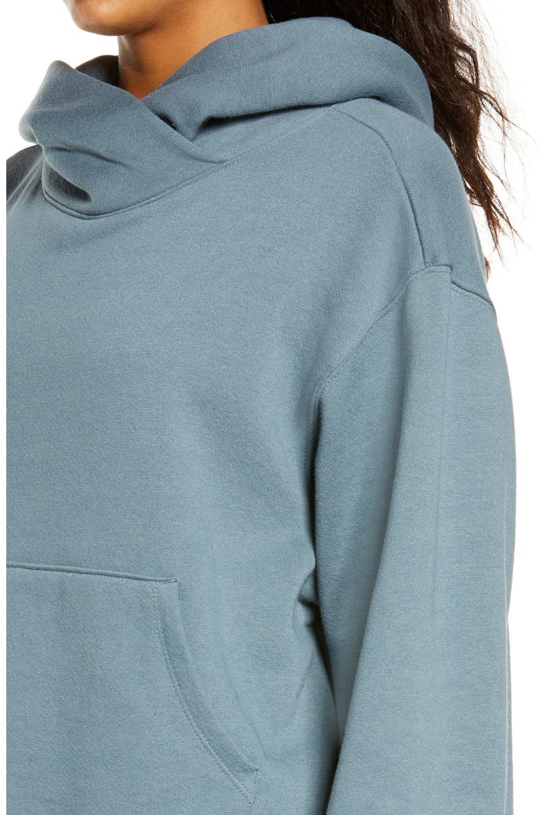 Cali Fleece Hooded Sweatshirt, Alternate, color, BLUE WEATHER