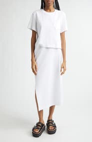 Sacai Cotton Jersey Dress