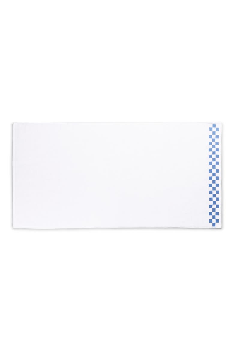 Rose Check Bath Towel, Alternate, color, BLUE