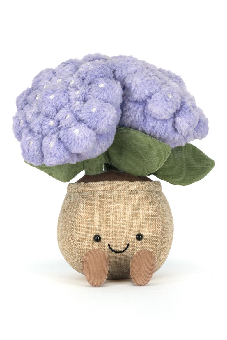 Amuseables Hydrangea Plushie, Main, color, PURPLE