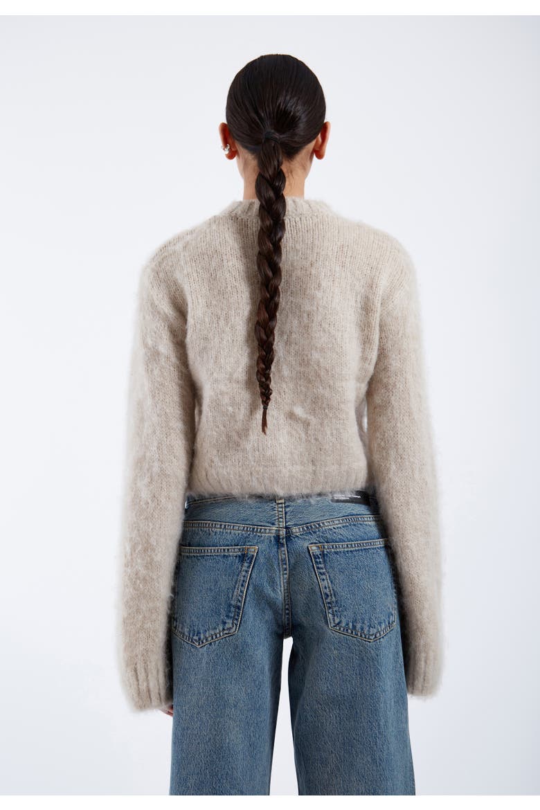 Moira Sweater, Alternate, color, Brushed Silver Lining