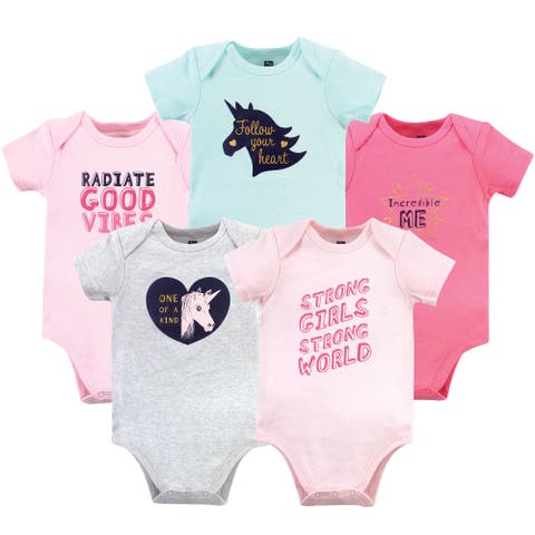 5Pk of Soft Cotton One-Pieces (Baby)