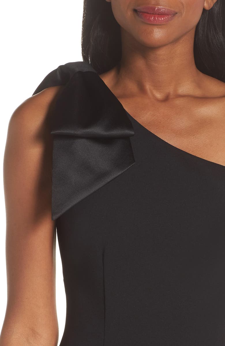 Eliza J One-Shoulder A-Line Gown, Alternate, color,