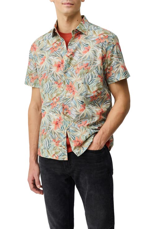 Riverina Floral Short Sleeve Button-Up Shirt