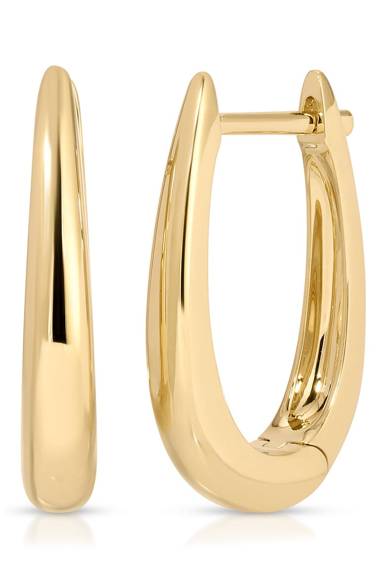 Maeve Hoop Earrings, Main, color, 14K YELLOW GOLD