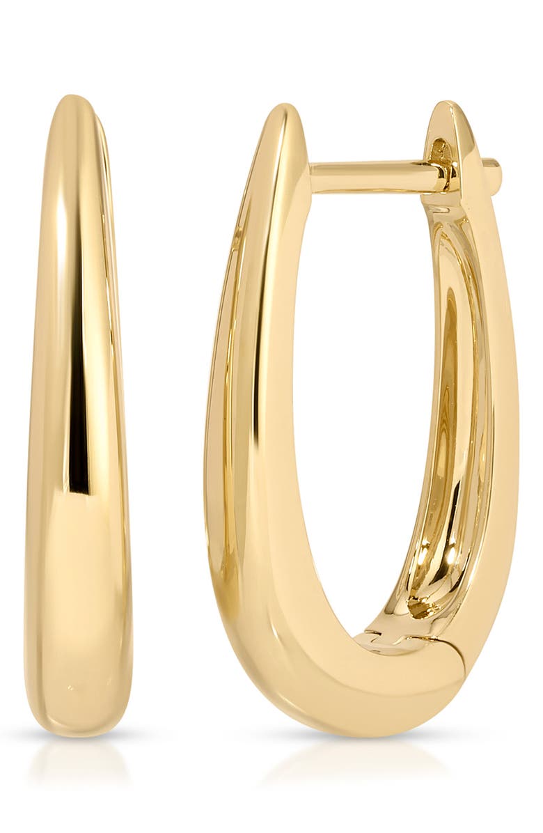 EF Collection Maeve Hoop Earrings, Main, color, 14K Yellow Gold