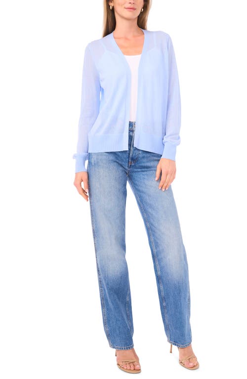 Vince Camuto Tissue Knit Cardigan In Blue