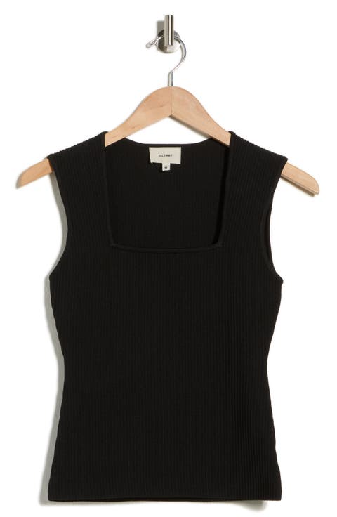 Square Neck Sleeveless Top