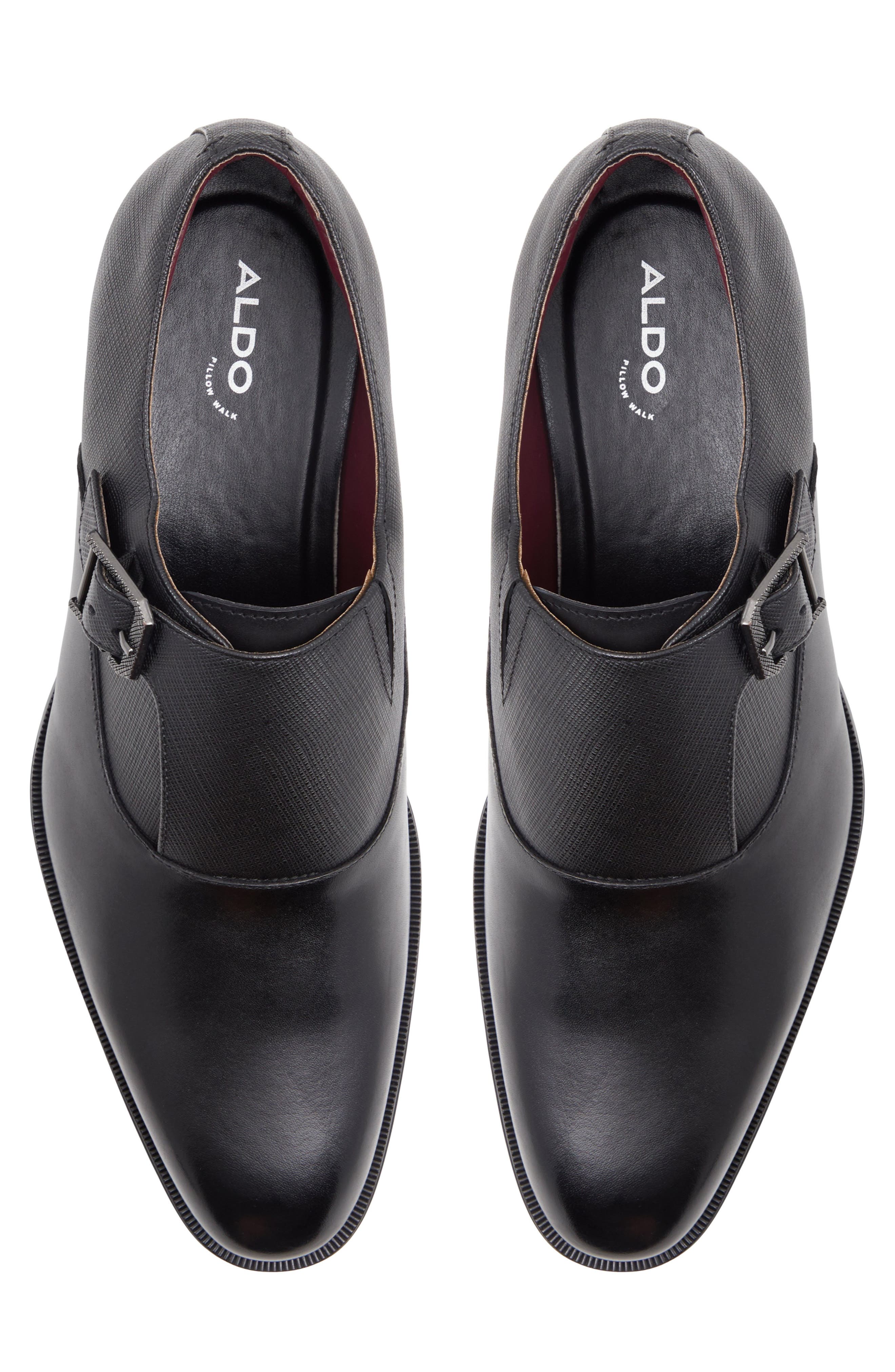 ALDO Dashing Monk Strap Shoe, Alternate, color, Other Black