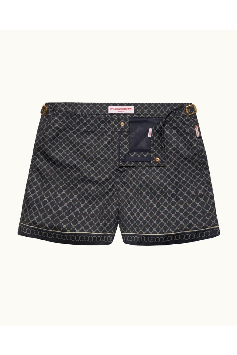 Setter Shorter Length Printed Swim Shorts in Tessoro, Alternate, color, NIGHT IRIS