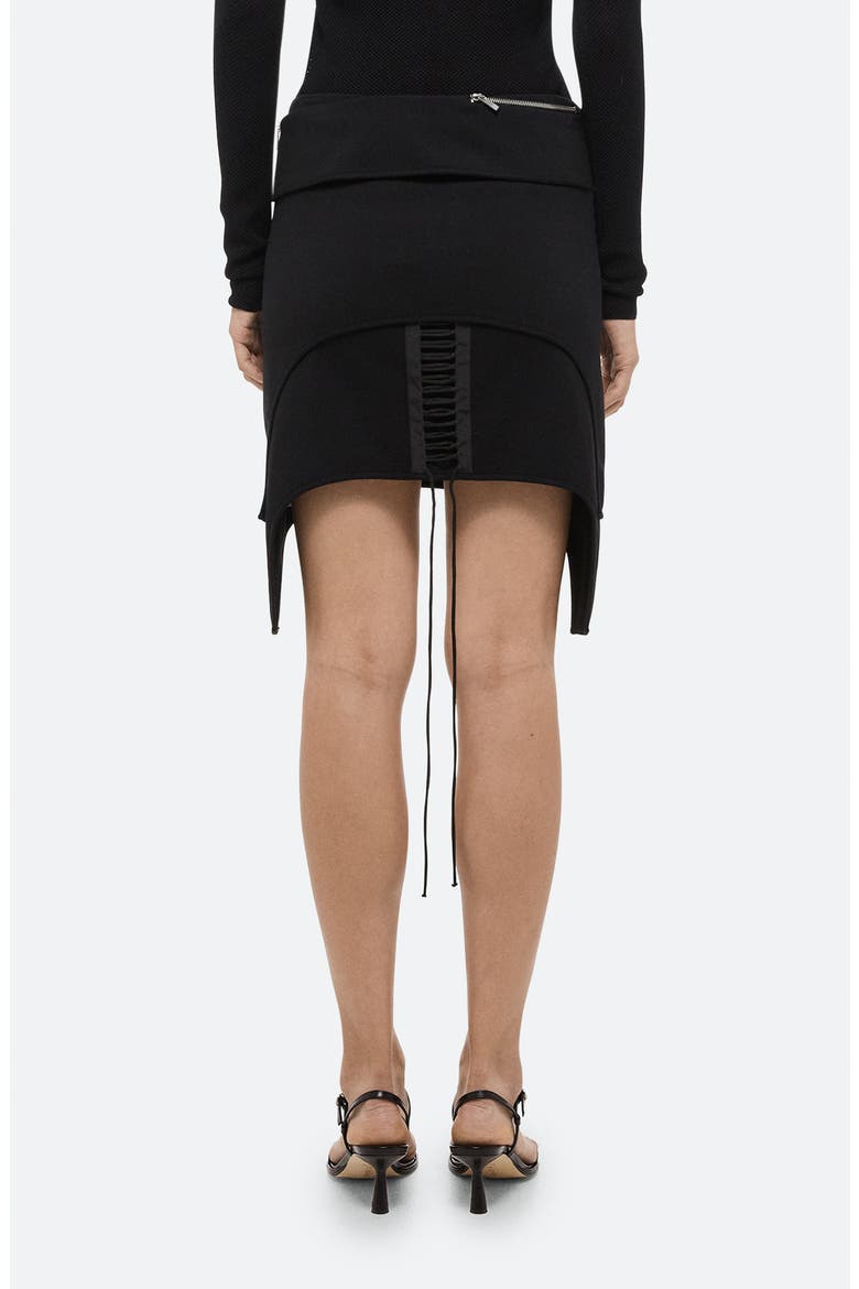 Asymmetric Aviator Skirt, Alternate, color, BLACK