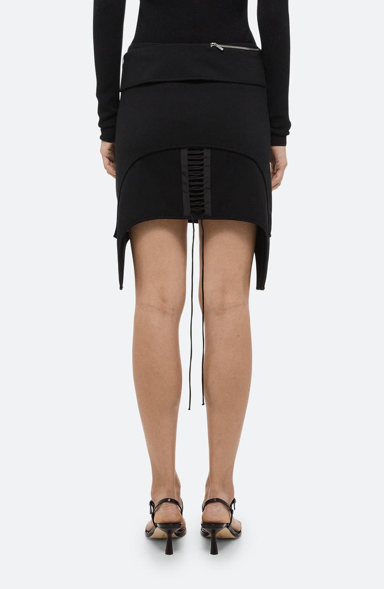 Helmut Lang Asymmetric Aviator Skirt, Alternate, color,