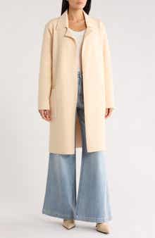 Love Token Kelsie Notch Collar Long Cardigan