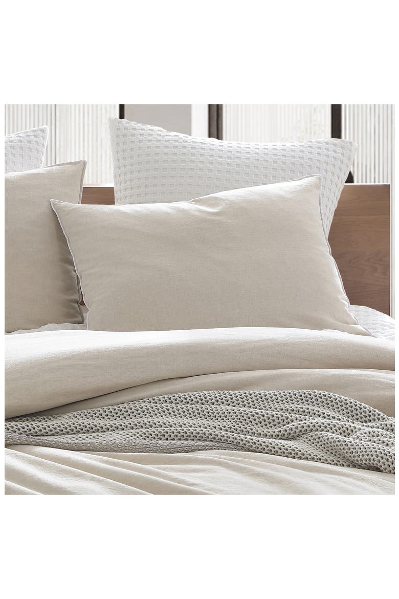 Washed Linen & Cotton Duvet Cover & Sham Set, Alternate, color, LINEN