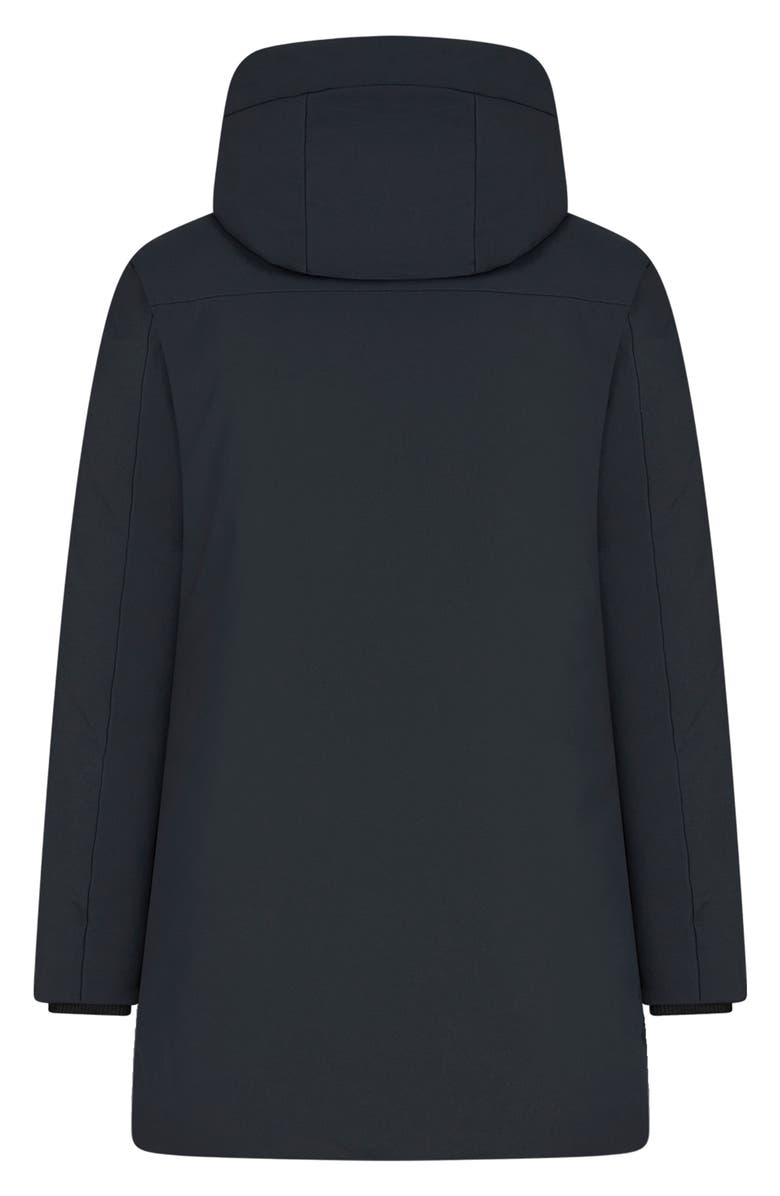 Save The Duck Smeg Waterproof Long Parka with Faux Fur Lined Hood, Alternate, color,