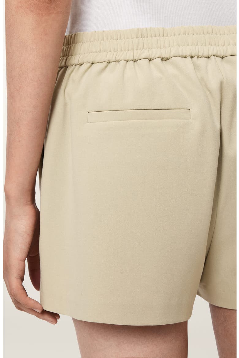 Aleida Drawstring Shorts, Alternate, color, HAZE GREEN